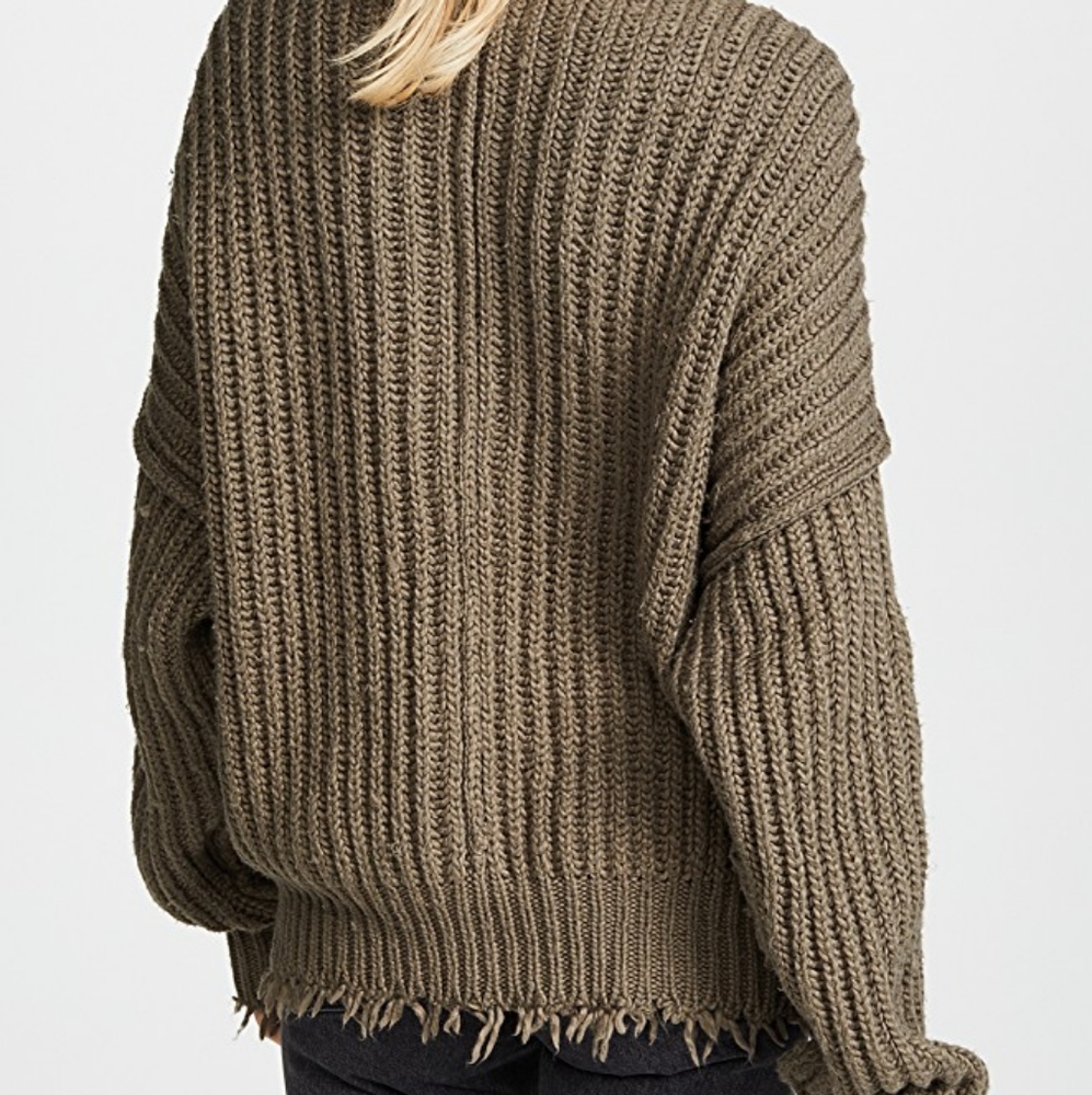 NWT Wildfox Citadel Wrap Green Sweater - Picture 3 of 8